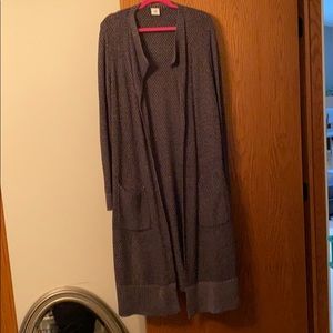 XL cabi long cardigan sweater